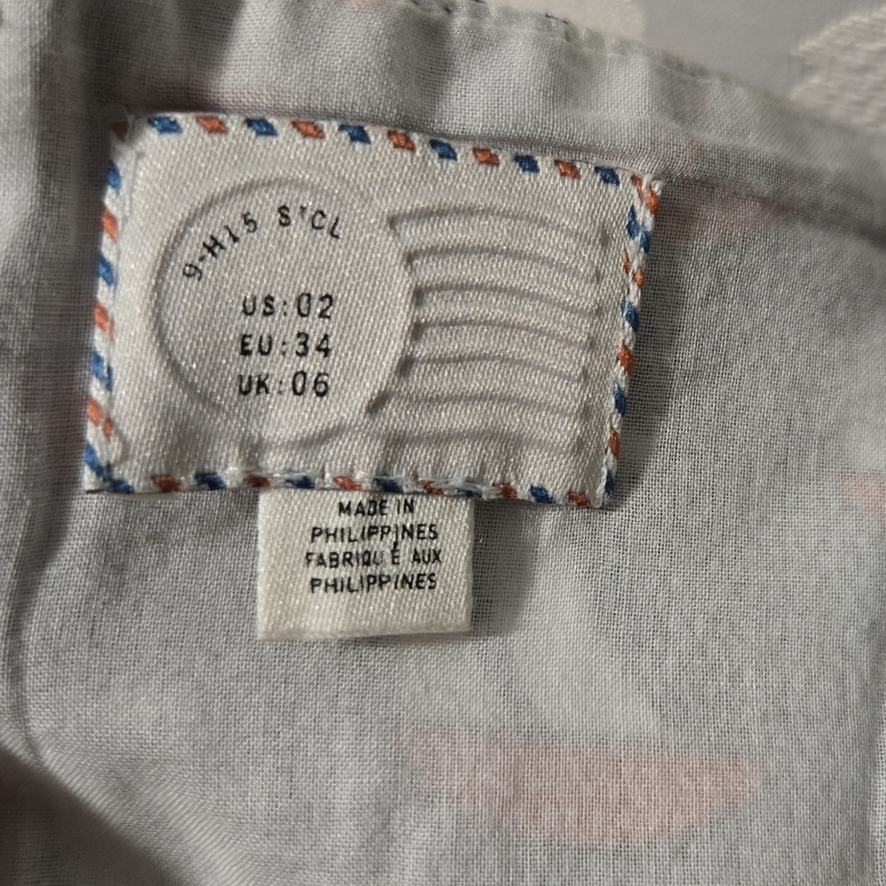Anthropologie 9-H15 Stcl Nautical Print Halter Dress Size 2 - Picture 8 of 9